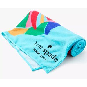 S Kate Spade Collectible 34"x 64" Beach Towel Tropical Fish Limited Edition